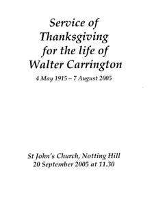 programme cover